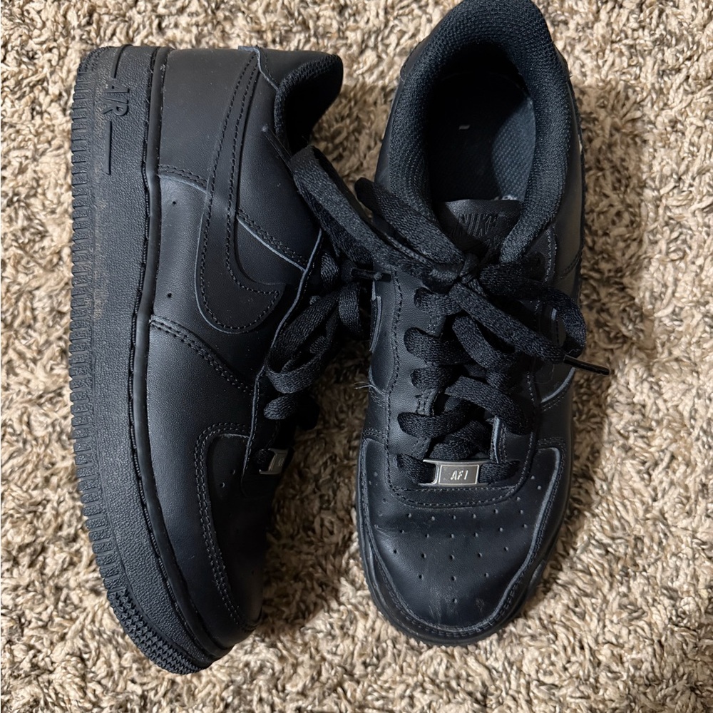 Nike Air Force 1 black sneakers